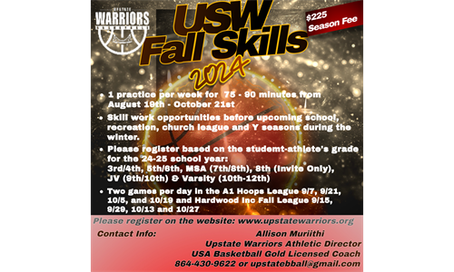 Fall Skills/League 2024